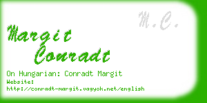 margit conradt business card